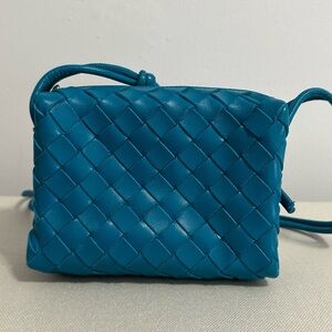BOTTEGA VENETA MINI LOOP BAG- Teal
